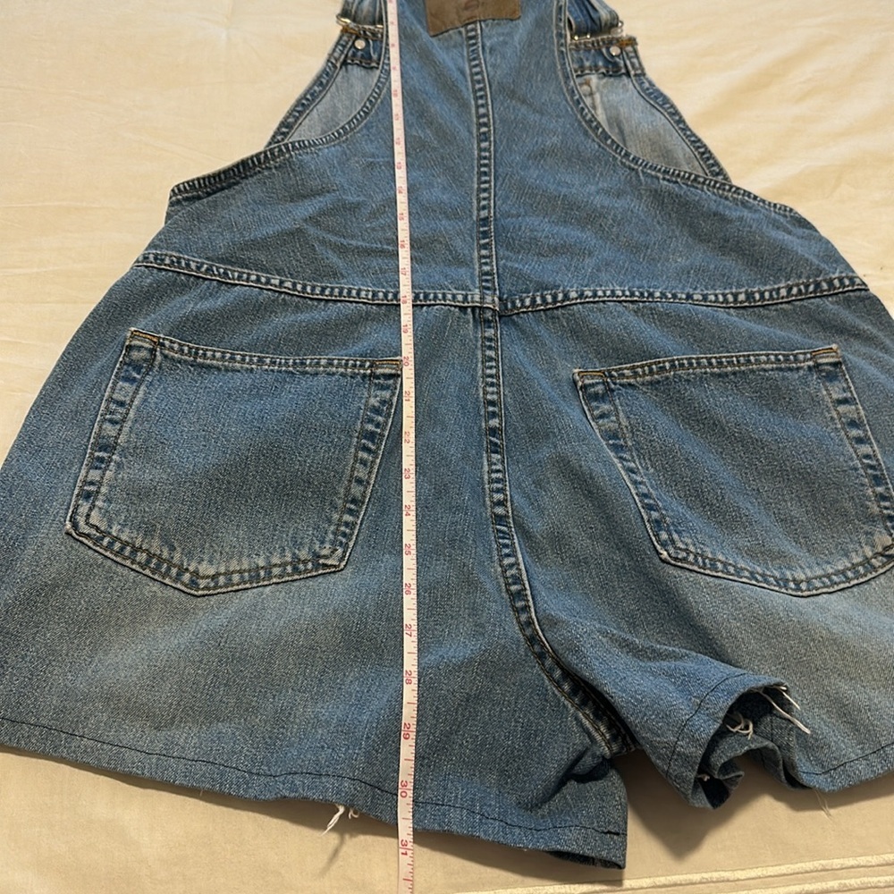 LondonJean 90s Vintage Medium Wash Overalls Size M - Picture 9 of 13